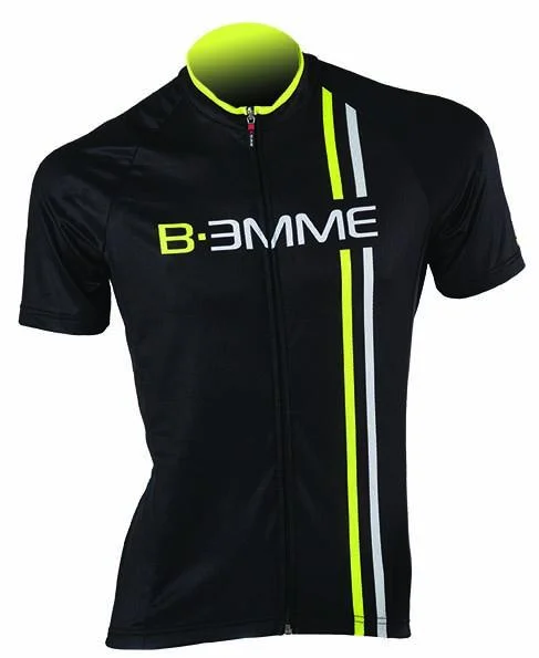 Biemme Item 2 Short Sleeve Jersey - Black-Fluo-White Glamorous Jersey Tee