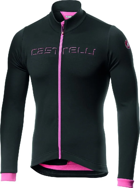 Castelli Fondo Jersey FZ - Gray Navy Blue Jersey Tee