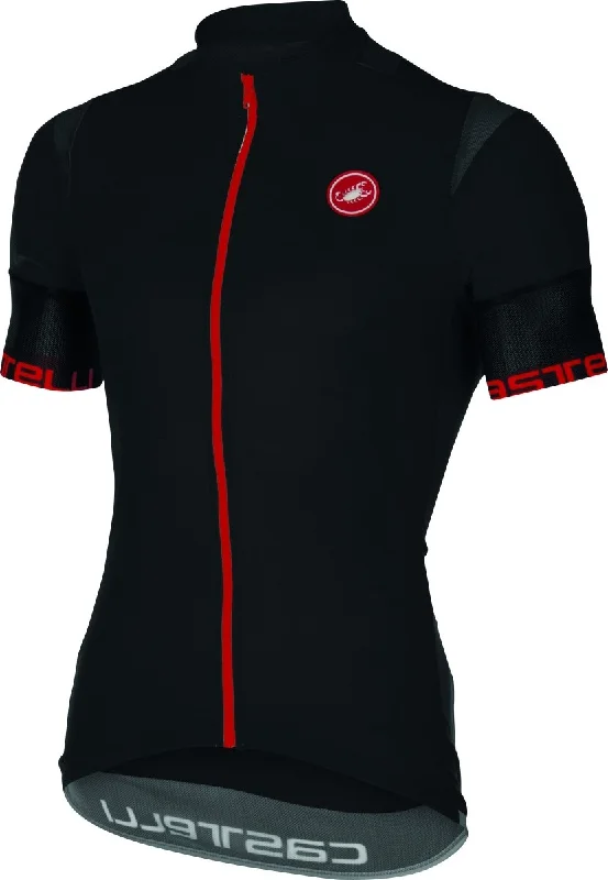 Castelli Entrata 2 FZ Jersey - Black Sophisticated Jersey Tee