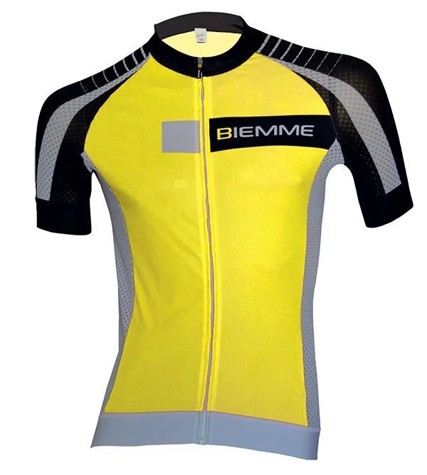 Biemme Moody Short Sleeve Jersey - Fluo Organic Jersey Tee