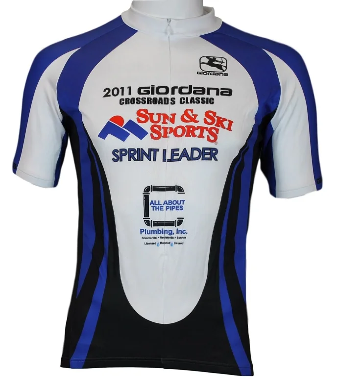 Giordana 2011 Crossroads Jersey - Blue Navy Blue Jersey Tee