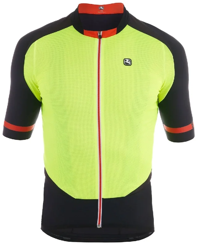 Giordana FR-C Short Sleeve Jersey Fluo Yellow Budget-Friendly Jersey Tee