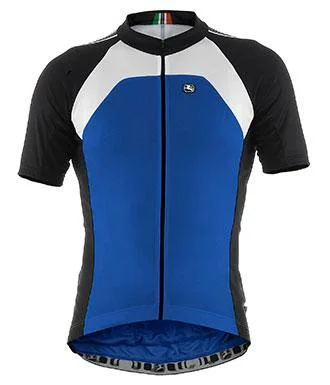 Giordana Silverline Classic Short Sleeve Jersey - Blue Branded Jersey Tee