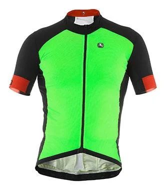 Giordana FR-C Forma Red Carbon Summer Jersey Fluo Green Bright Color Jersey Top