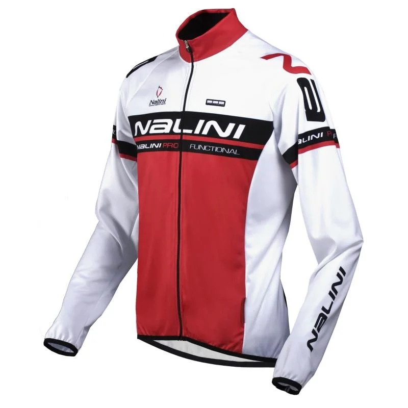 Nalini Ossana Long Sleeve Jersey Red Elegant Jersey Shirt