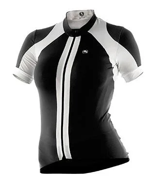 Giordana Womens Laser Jersey - Black Scoop Neck Jersey Top