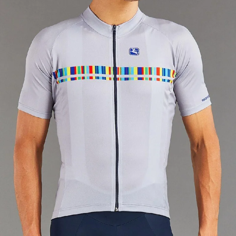 Giordana Vero Pro Moda Spectrum Cycling  Jersey - Grey Casual Weekend Jersey Tee