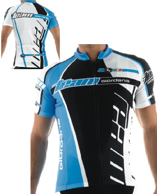 Giordana Vero Trade Jersey - Blue-Black Luxury Jersey Tee