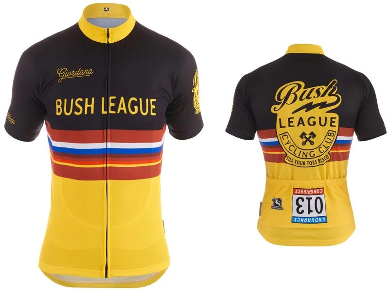 Giordana Vero Endurance Conspiracy Bush League Jersey Black Vintage Jersey Tee