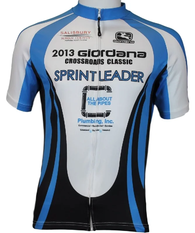 Giordana 2013 Crossroads Jersey - Blue Cotton Jersey Tee