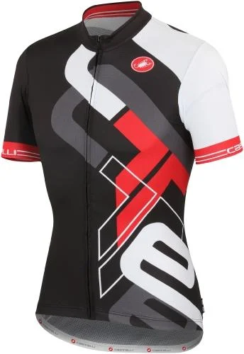 Castelli Frammenti Jersey FZ Black Boutique Jersey Tee