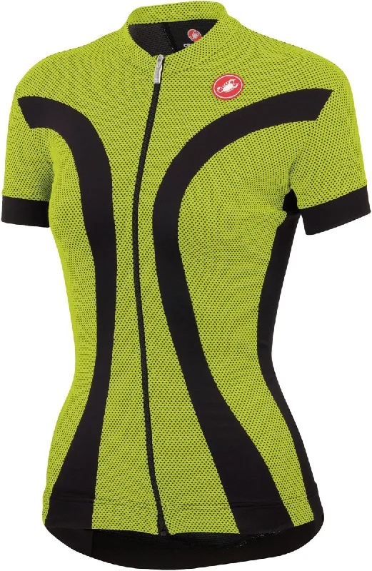 Castelli Ipnosi Jersey - Black-Lime Exclusive Jersey Tee