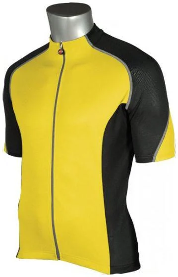 Hincapie Potenza Jersey - Yellow Metallic Jersey Tee