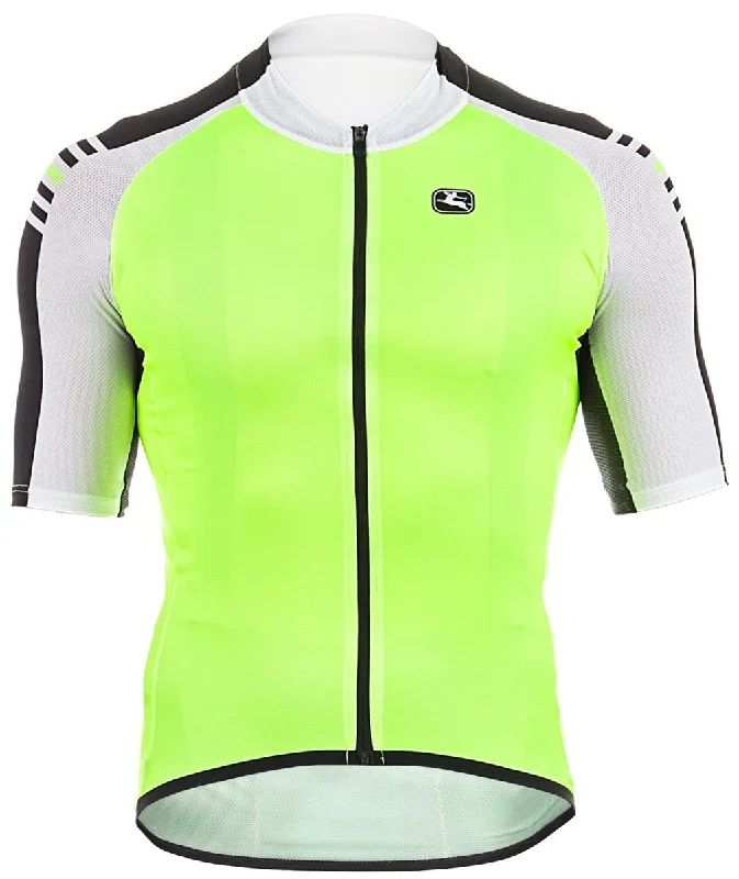 Giordana Sahara Short Sleeve Jersey - Yellow Fluo-White-Black Lavender Jersey Tee