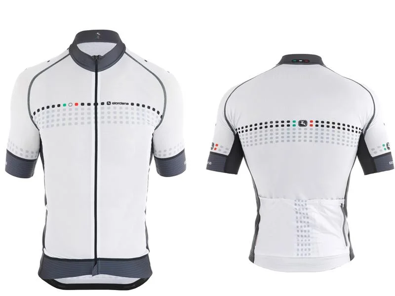 Giordana FR-C Short Sleeve Jersey "Forte" - White Classic Jersey Tee