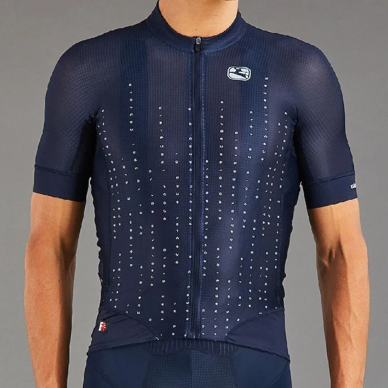 Giordana FR-C Pro Moda A to G Cycling Jersey - Navy Blue Pink Jersey Tee