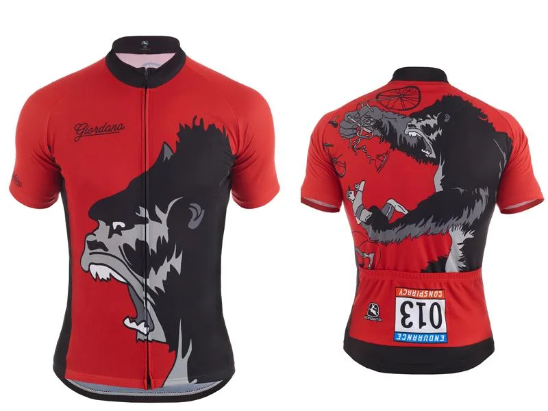 Giordana Vero Endurance Conspiracy Kong League Jersey Black Bohemian Jersey Tee