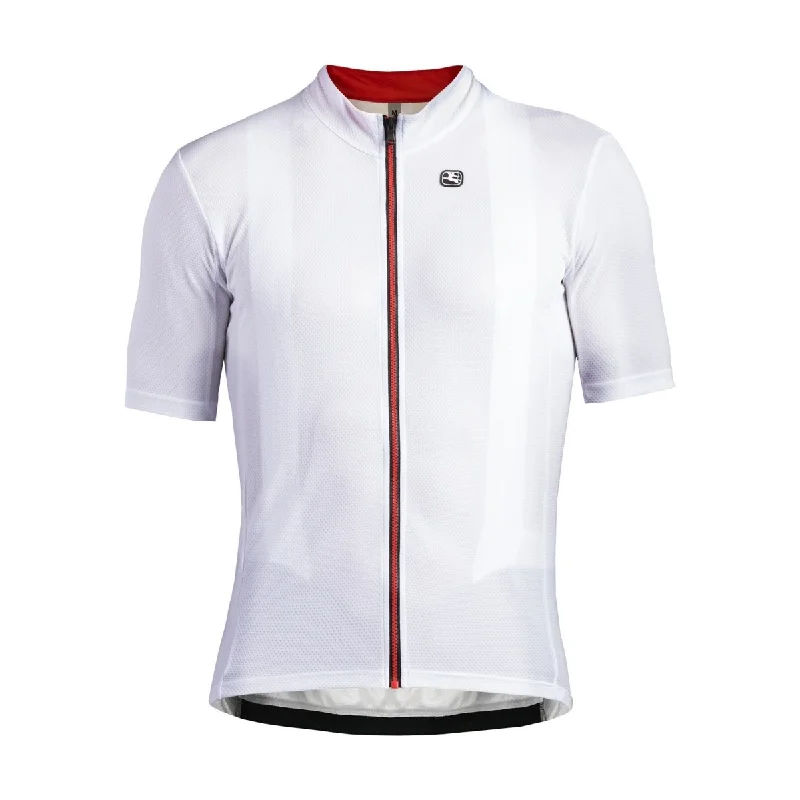 Giordana Fusion  Short Sleeve Jersey - White Silver Jersey Tee