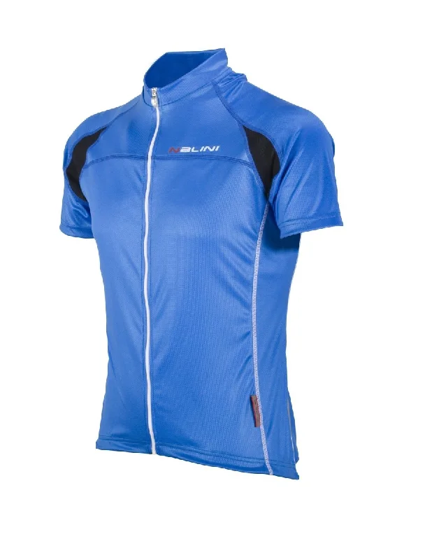 Nalini Karma Ti Lightweight Short Sleeve Jersey - Blue Maximalist Jersey Tee