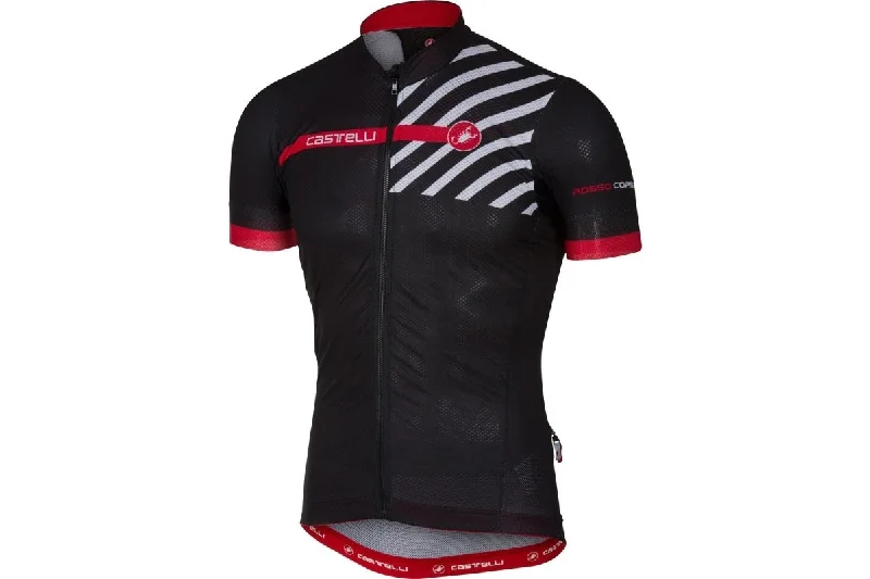 Castelli Free AR 4.1 Jersey FZ - Black Comfortable Jersey Tee