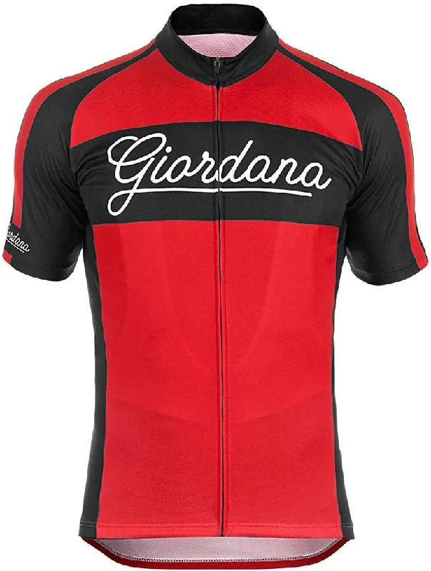 Giordana Endurance Conspiracy "Bomber" Vero Jersey - Red Pink Jersey Tee