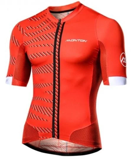 Monton Urban Selvaggio Cycling Jersey - Red Trendy Jersey Shirt