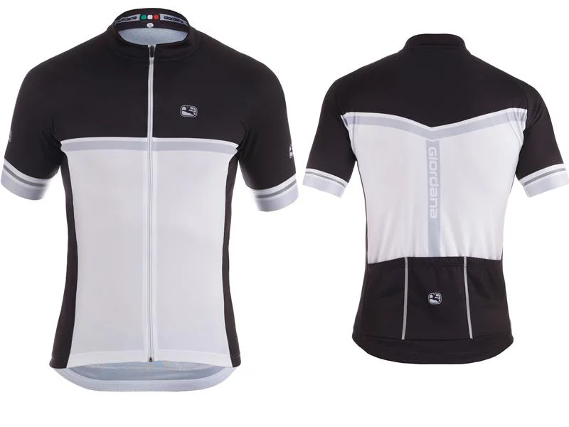 Giordana Silverline Raglan Short Sleeve Jersey Black Designer Jersey Tee