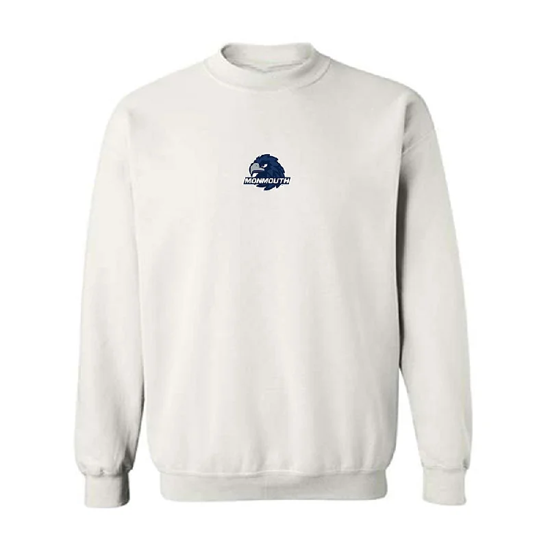 Monmouth - NCAA Women's Rowing : Audrey Copeland - Classic Shersey Crewneck Sweatshirt Hoodie with Zipper Placket Modern Functional