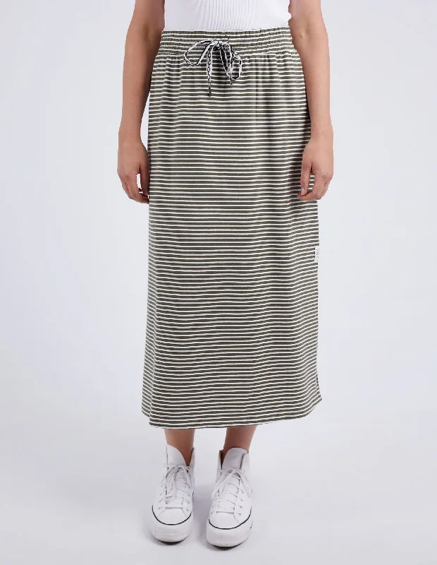 Travel Stripe Skirt - Elm Lifestyle low waist skirt