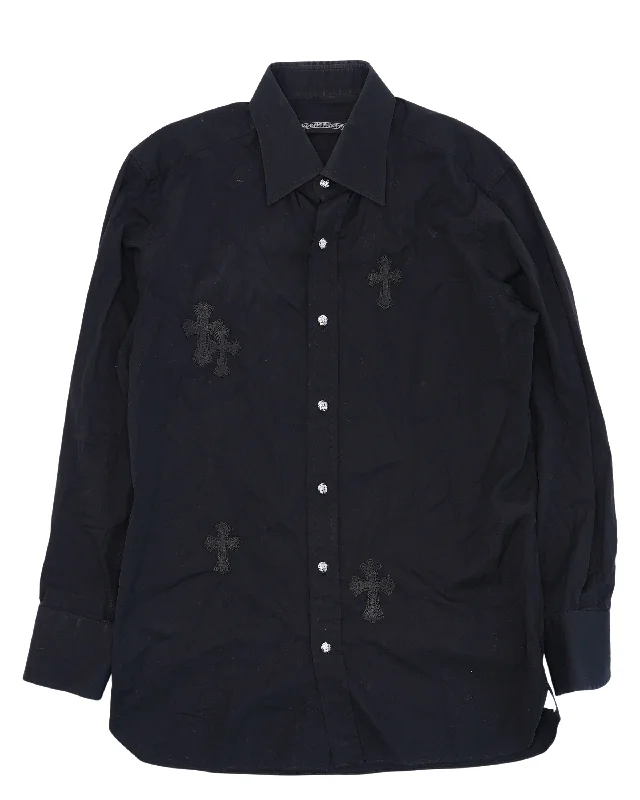 Cross Patch Dress Shirt Tunics Timeless classic