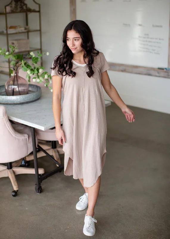 Short Sleeve Reverie Dress - FINAL SALE Tunics Fall fleece