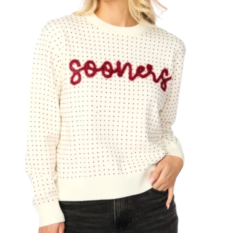 Rhinestone & Glitter Sweater Thin Thick Dense