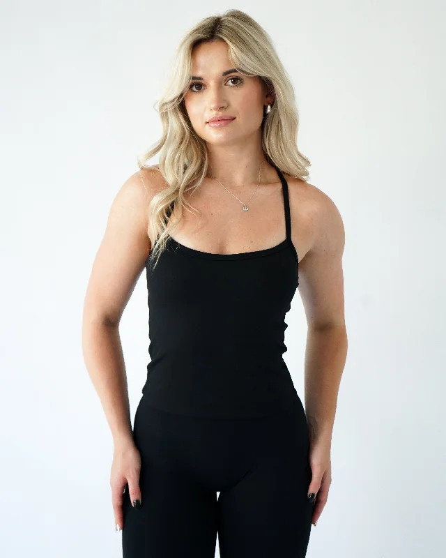 Adapt Tank Top - Black ivory tank top