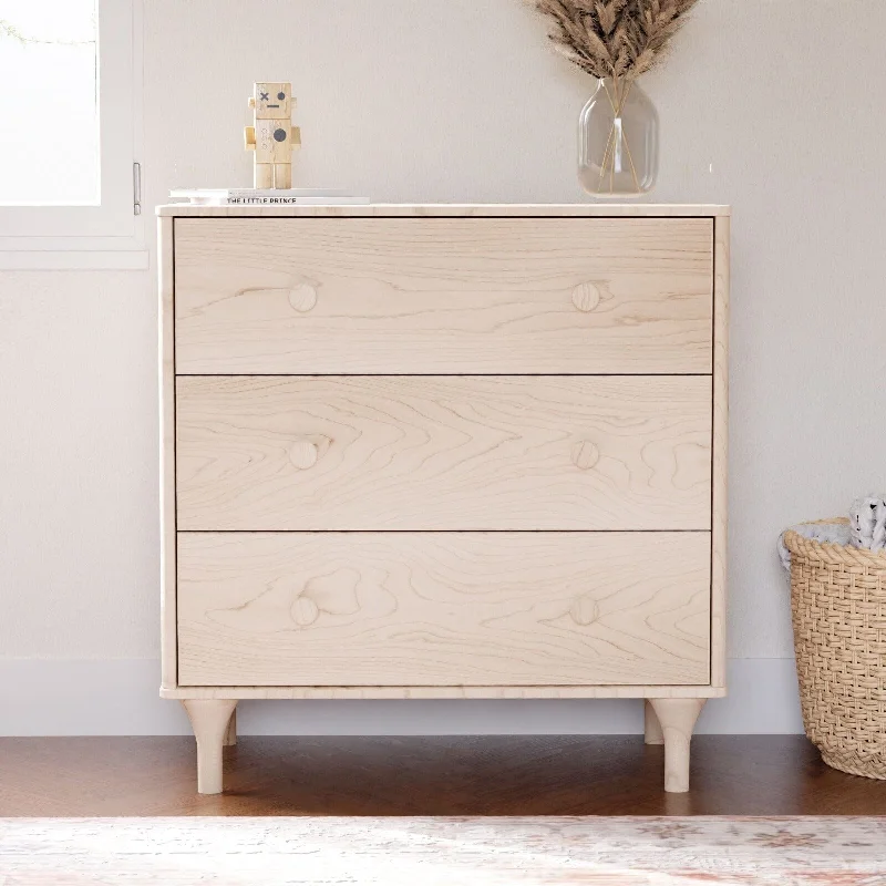 Lolly 3-Drawer Changer Dresser with Removable Changing Tray | Washed Natural Square Neckline Feminine Lolly 3-Drawer Changer Dresser with Removable Changing Tray | Washed Natural Square Neckline Feminine