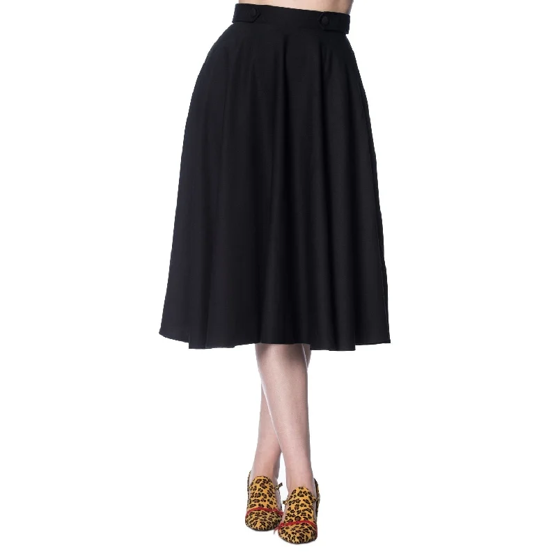 Banned Apparel Di Di Swing Skirt Black lace skirt romantic