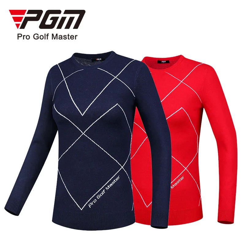 PGM YF496 ladies pull over golf down bottom sweater women golf sweater Machine Wash Dry Clean Hand Wash