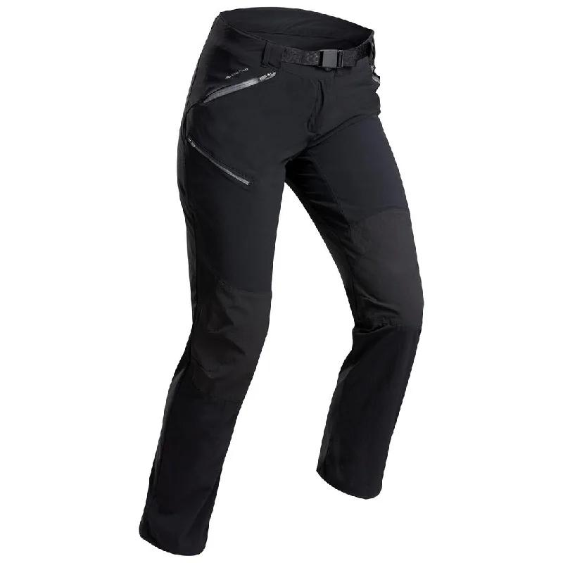 Women's mountain hiking trousers - MH500 Trousers Yoga Stretchy