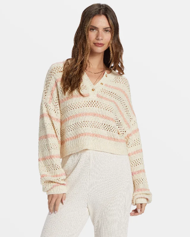 Mia Sweater - Peachy Haze Sweater Knitwear Pullover