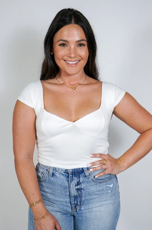 Virginia Crop Top Boxy Fit Fitted Loose
