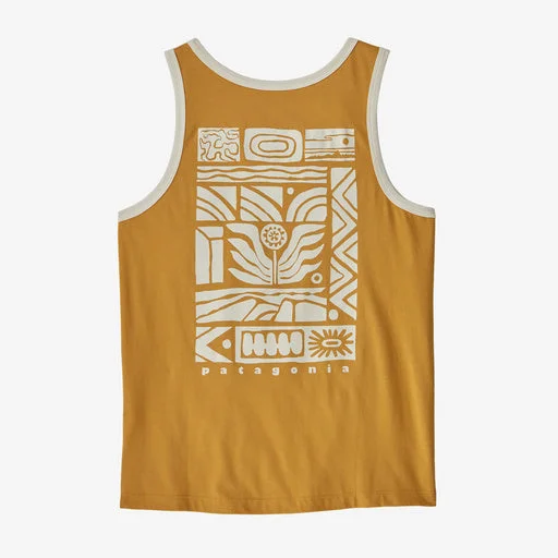 Patagonia Dawn To Dusk Tank - Pufferfish Gold layering tank top