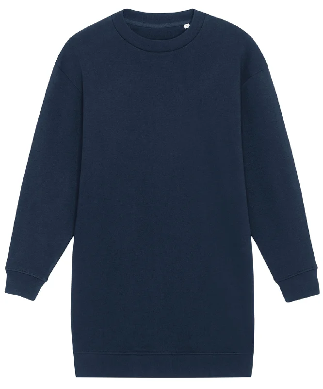 French Navy - Stella Kicker women's crew neck oversized dress (STDW161) Tunics Brand named