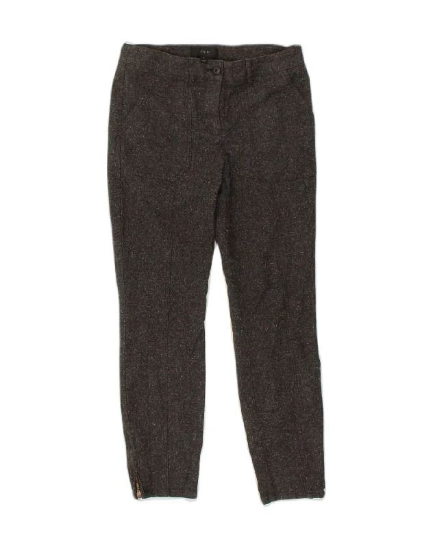 J. CREW Womens Slim Chino Trousers US 6 Medium W28 L28 Grey Cotton Trousers luxurious high-end