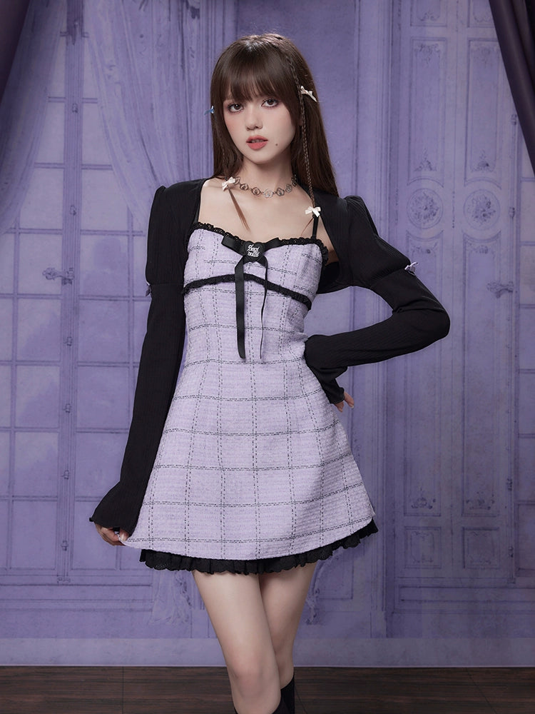 Slim suspender dress【s0000007394】 Tunics Stylish elegant