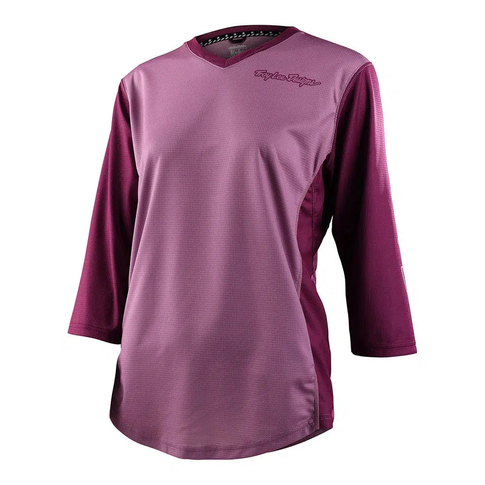 Troy Lee Designs Women's Mischief Longsleeve Jersey Solid Lavender Jersey Tee