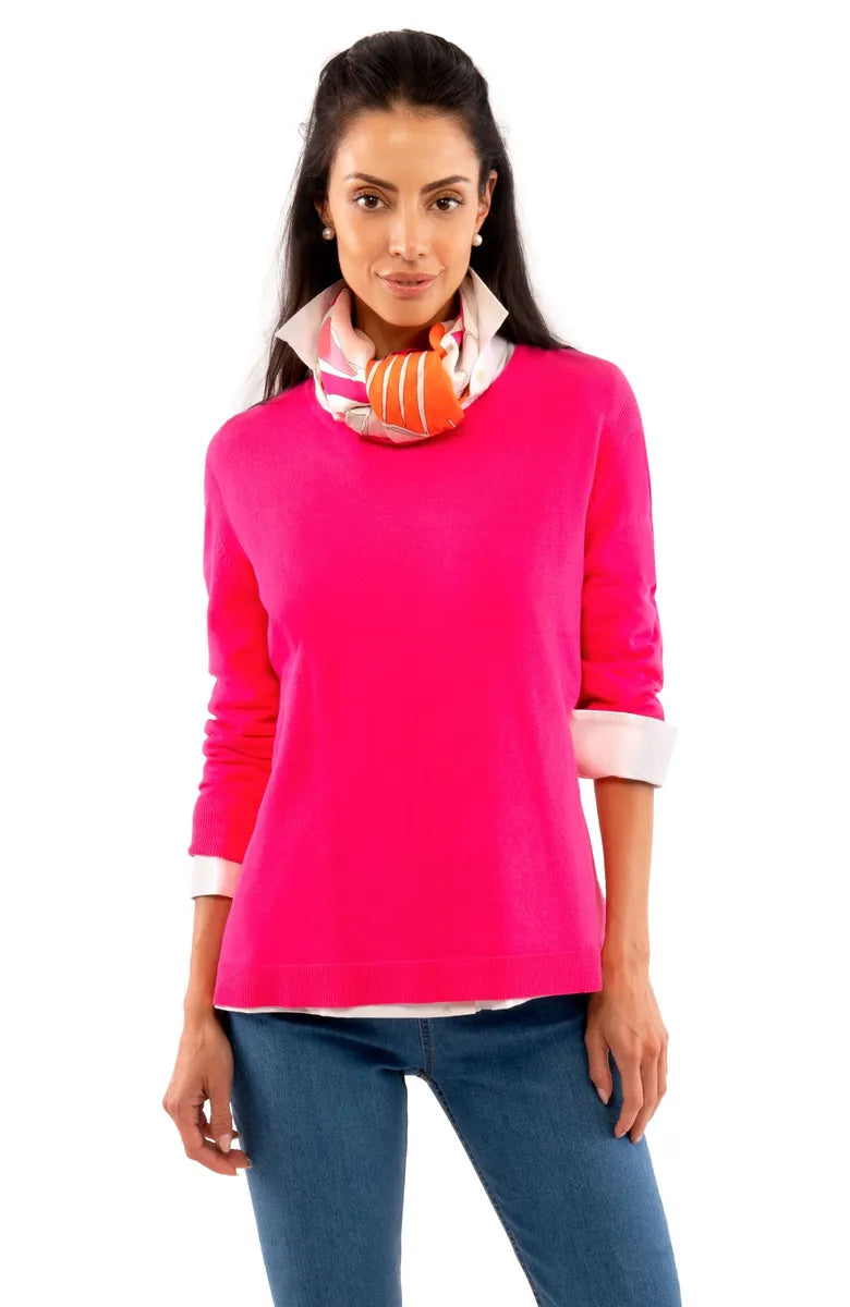 Azalea Festival Sweater Notch Collar Peter Pan Collar Cowl Neck