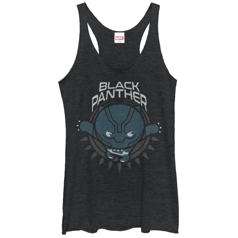Women's Marvel Black Panther Kawaii Racerback Tank Top breathable tank top