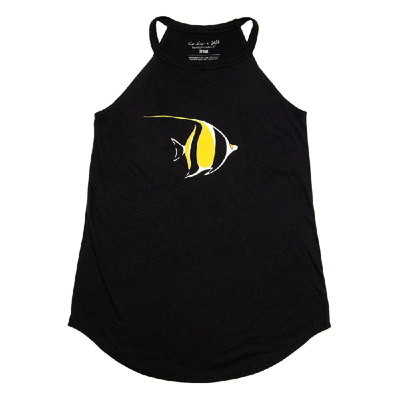 Tropical Fish Halter Tank bright tank top