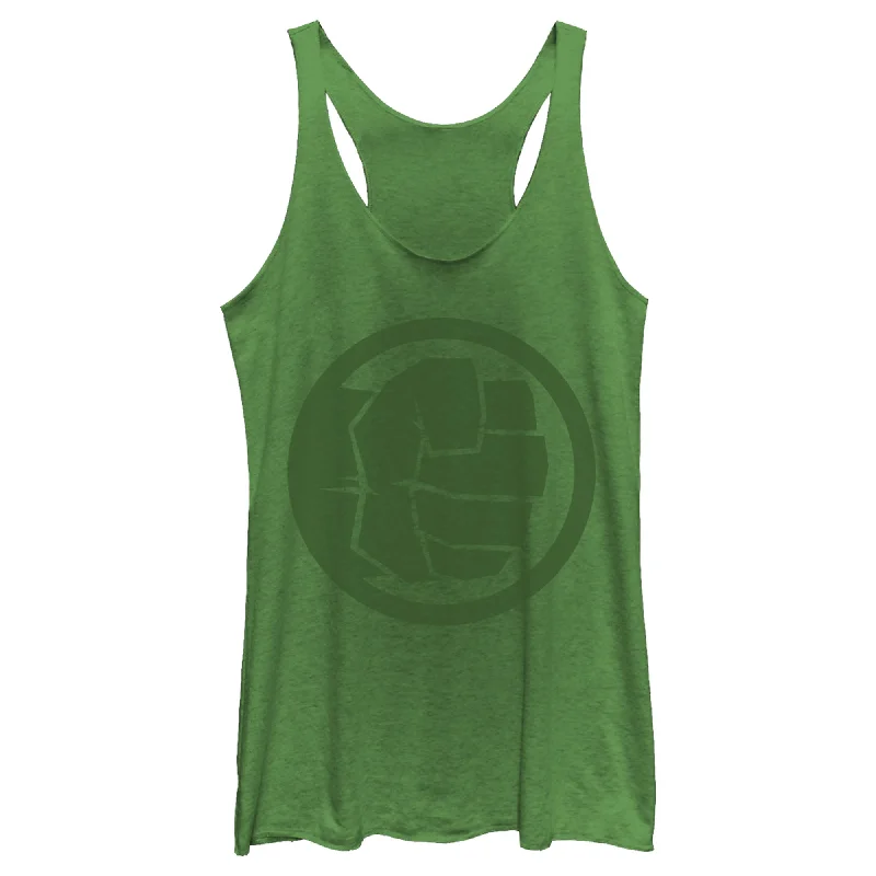 Women's Marvel Hulk Fist Racerback Tank Top sleep tank top