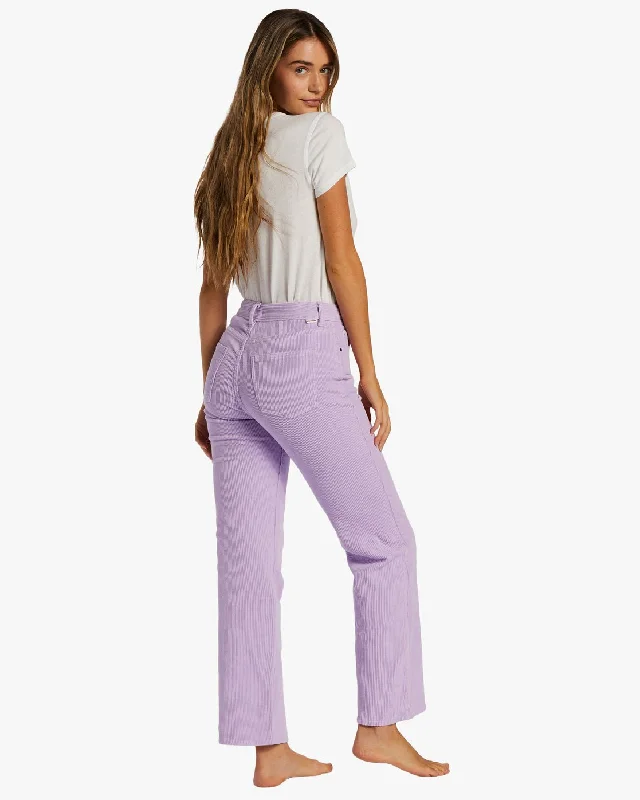 Billabong "New Age" Corduroy Trousers Cropped Trousers Casual Linen