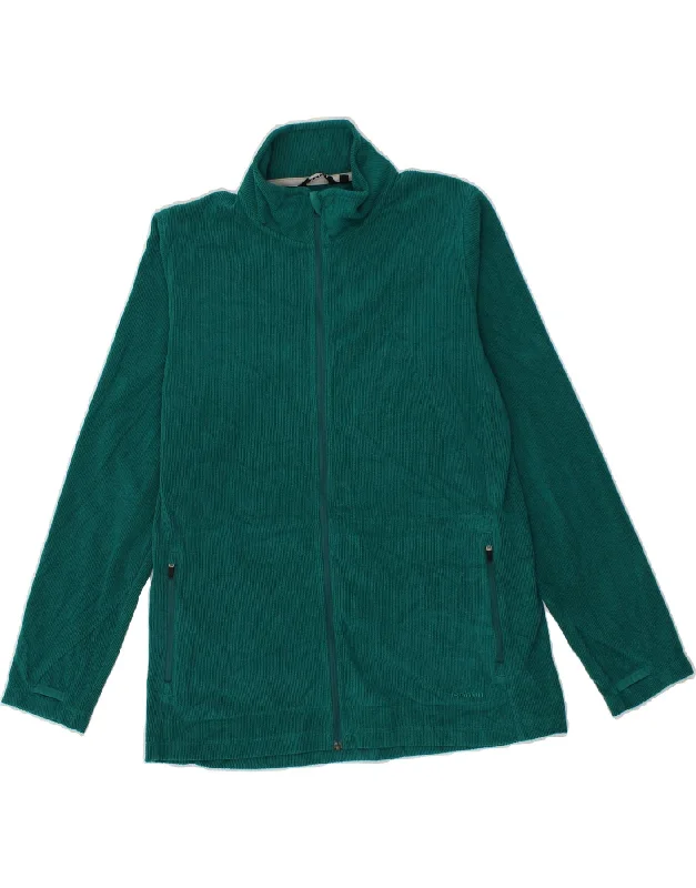 ROHAN Womens Tracksuit Top Jacket UK 14 Medium Green Polyester Embroidered Jacket Appliqued Jacket Beaded Jacket